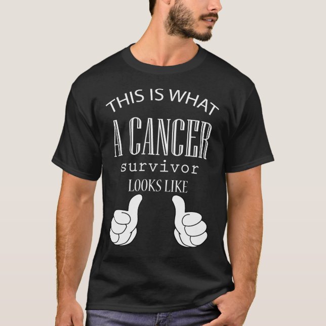 Krebsreise chemo Krebsüberlebender T-Shirt (Vorderseite)