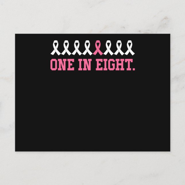 Krebsribons eins in acht postkarte (Vorderseite)