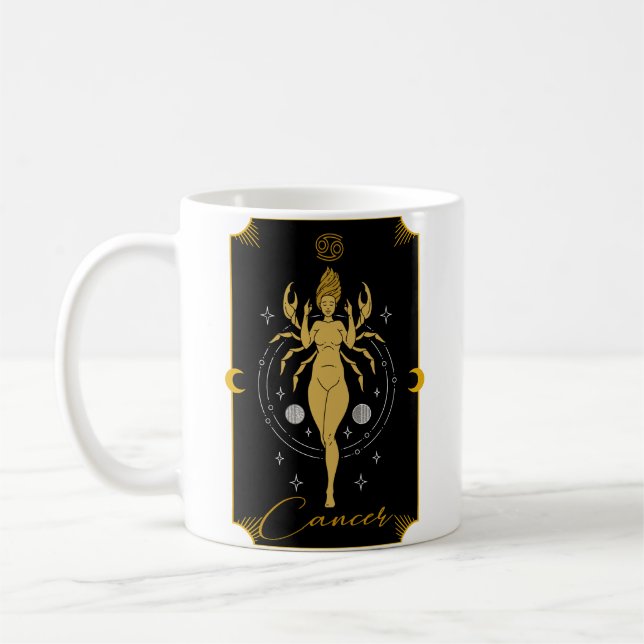 Krebssaucy signiert astrologische Tasse (Links)