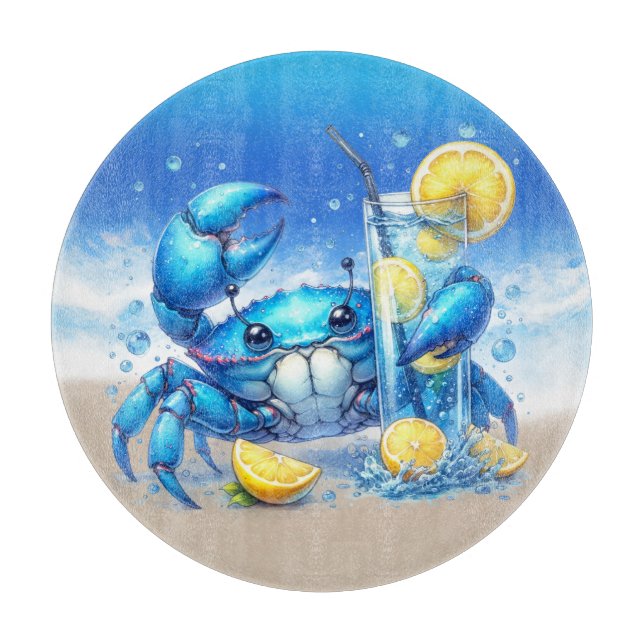 Krebsschneider Schneidebrett (Vorderseite)