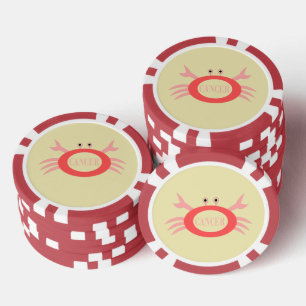 Krebsstern-Schildkröte Pokerchips