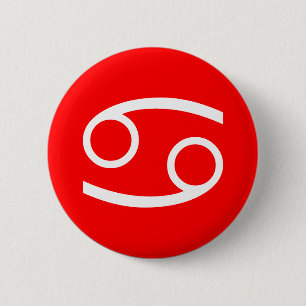 Krebssymbol Button