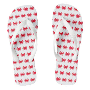 Krebstiermuster Flip Flops