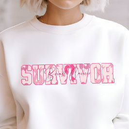 Krebsüberlebender, Brustkrebs-Support-Pullover Sweatshirt