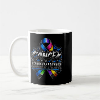 Krebsüberlebender Starkes Bewusstseins-Schleifen-S Kaffeetasse