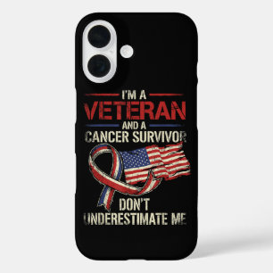 Krebsüberlebender Veteran - Unterschätze mich nich iPhone 16 Hülle