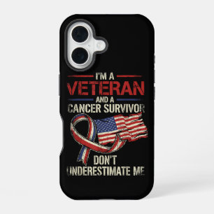 Krebsüberlebender Veteran - Unterschätze mich nich iPhone 16 Hülle