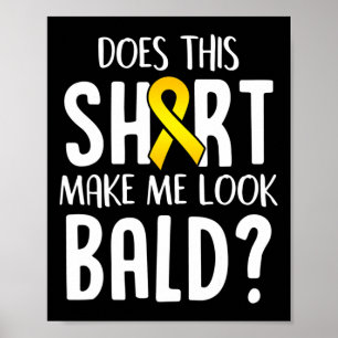 Krebsüberlebung im Kindesalter - Bald Gold Poster