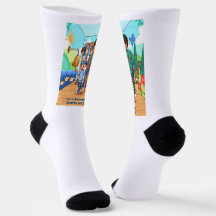 Krebsüberlebung Männer und Frauen Crew Socken