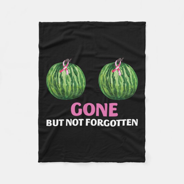 Krebsüberlebung Mastektomie verschwunden, aber nic Fleecedecke (Vorderseite)