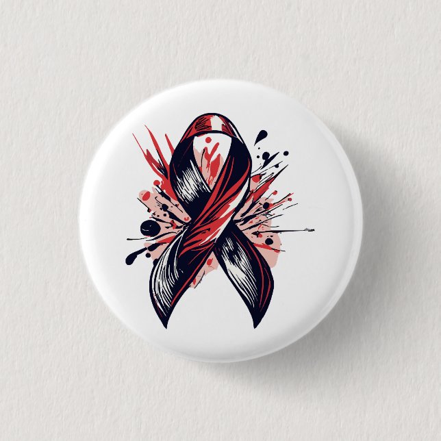 Krebsunterstützung Button (Vorderseite)