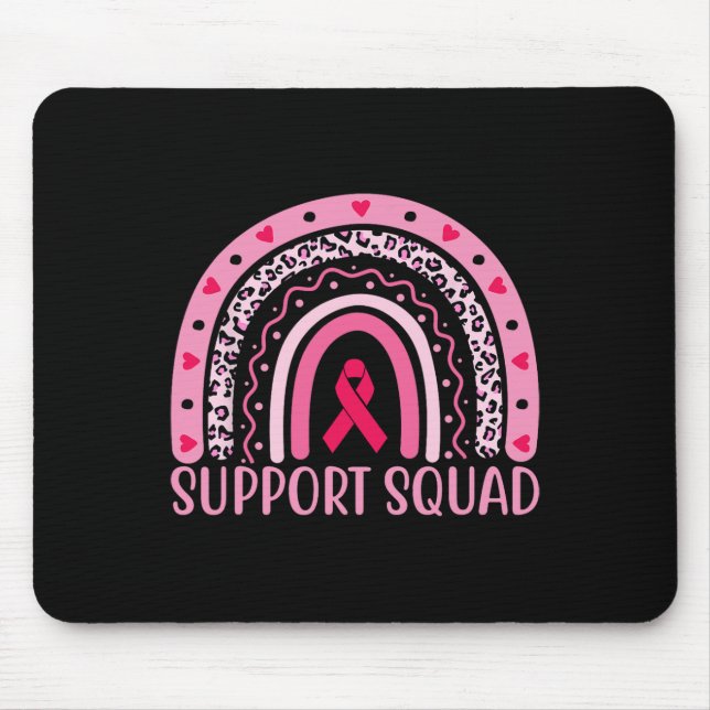 Krebsunterstützung Kämpfer Brustkrebs Mousepad (Vorne)