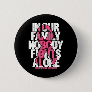 Krebsunterstützung Pink Familienbrustkrebs-Bewusst Button