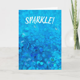 Krebsunterstützungssparkle Karte