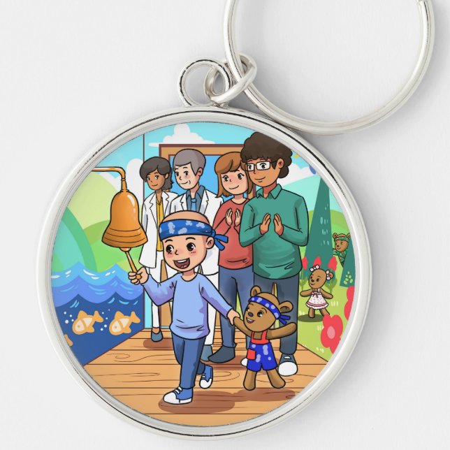 Krebsvorsorge Inspirativer Schlüsselanhänger (Vorne)