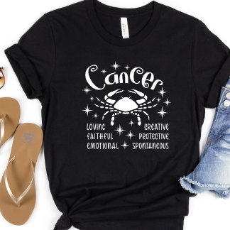 KrebsZodiac-Zeichen-Horoskop Persönlichkeitsmerkma T-Shirt