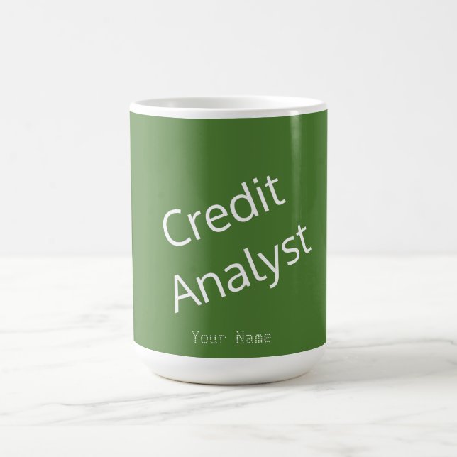 "KREDITANALYST" KAFFEETASSE (Mittel)
