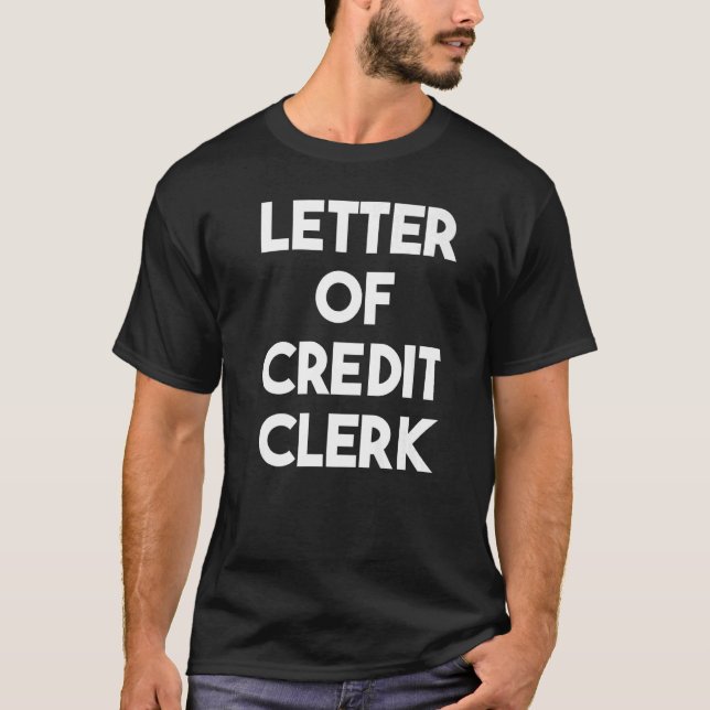 Kreditbrief T-Shirt (Vorderseite)