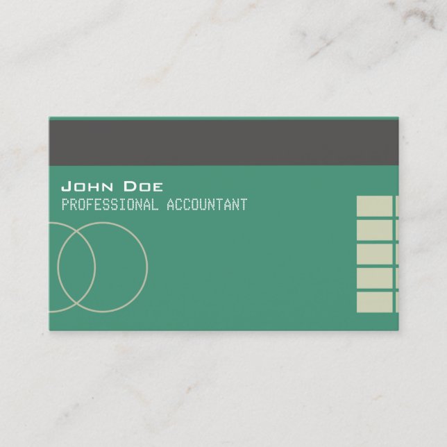 "Kreditkarte-Art-Visitenkarte No.18 " Visitenkarte (Vorderseite)