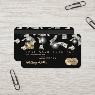 Kreditkarte Geldautomat Visitenkarte