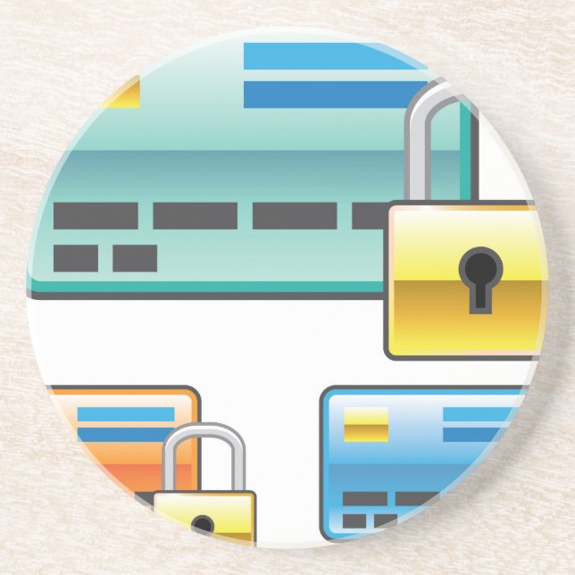 Kreditkarte-Verschlussdebet ATM-Karte Untersetzer (Vorne)