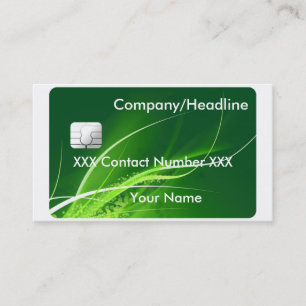 Kreditkarte Visitenkarte