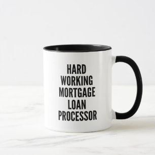 Kreditprozessor für harte Arbeit Tasse