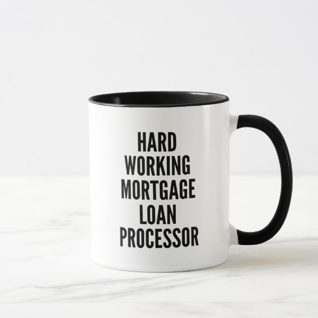 Kreditprozessor für harte Arbeit Tasse (Rechts)