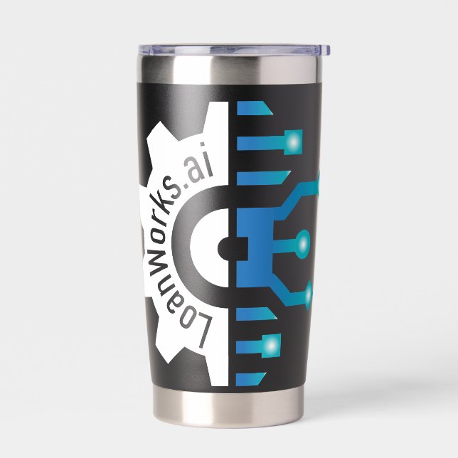 KreditWorks Gear+ Thermal Tumbler - Schwarz Thermobecher (Links)