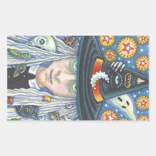 KREEPY WITCH, EVIL EYE, SKULL, VAMPIRE STICKER