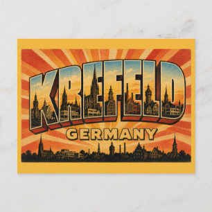 Krefeld Deutschland Bauhaus Villen Postkarte