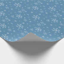 Kreide-Schneeflocke-Packpapier