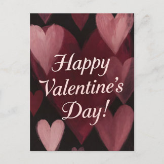 Kreide voller Herzen Valentinstag Feiertagspostkarte
