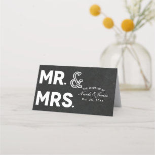 Kreidetafel Kreide Mr. & Mrs. Hochzeitstisch Sitzo Platzkarte