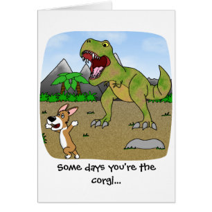 Kreidige Corgi-Karte