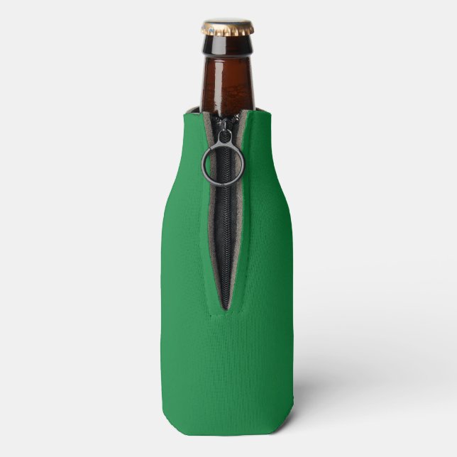 Kreieren Sie Ihr Personalisiertes Golf Green Bier Flaschenkühler (Flasche Rückseite)