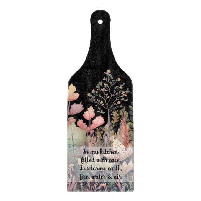 Kreieren Sie Ihre eigenen magischen Kräuter und Wi Schneidebrett (Vorderseite)