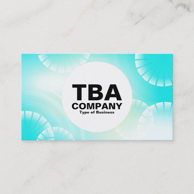 Kreis - Abstrakt 02 Visitenkarte (Vorderseite)