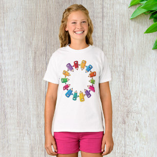 Kreis aus Bleistiften T-Shirt
