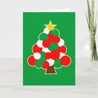 KREIS-BAUM - Italiener Feiertagskarte