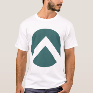 Kreis-Chevron-Pfeil T-Shirt