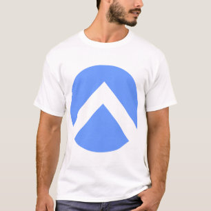 Kreis-Chevron-Pfeil T-Shirt
