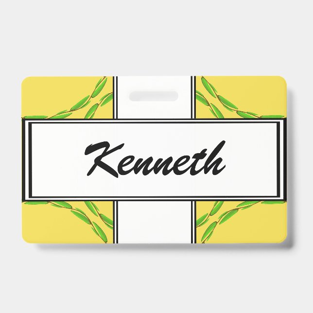 Kreis der Blätter von Kenneth Yoncich Ausweis (Vorderseite)