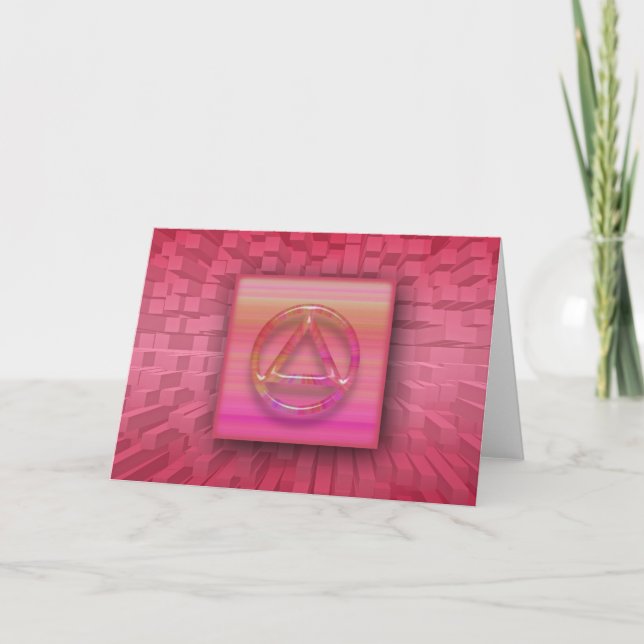 Kreis der einfachen Erholung und Dreieck 12-Stufen Karte (Vorderseite)