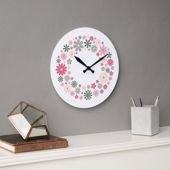 Kreis der Freude Große Wanduhr (Büro)