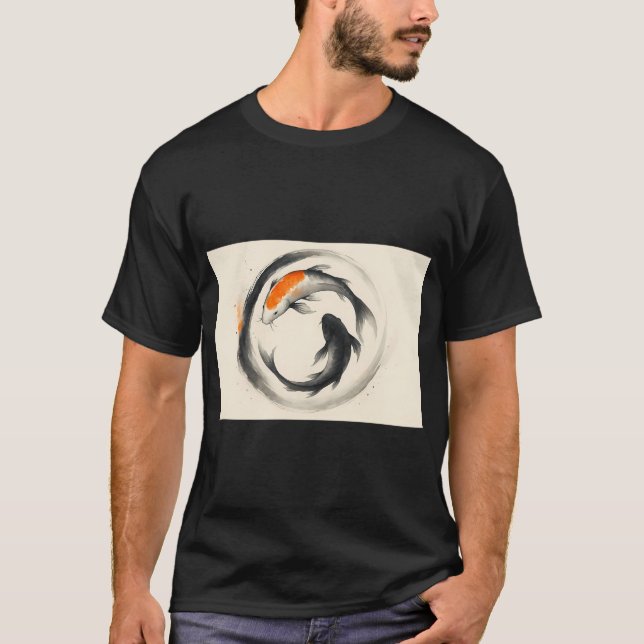 Kreis der Koi T-Shirt (Vorderseite)