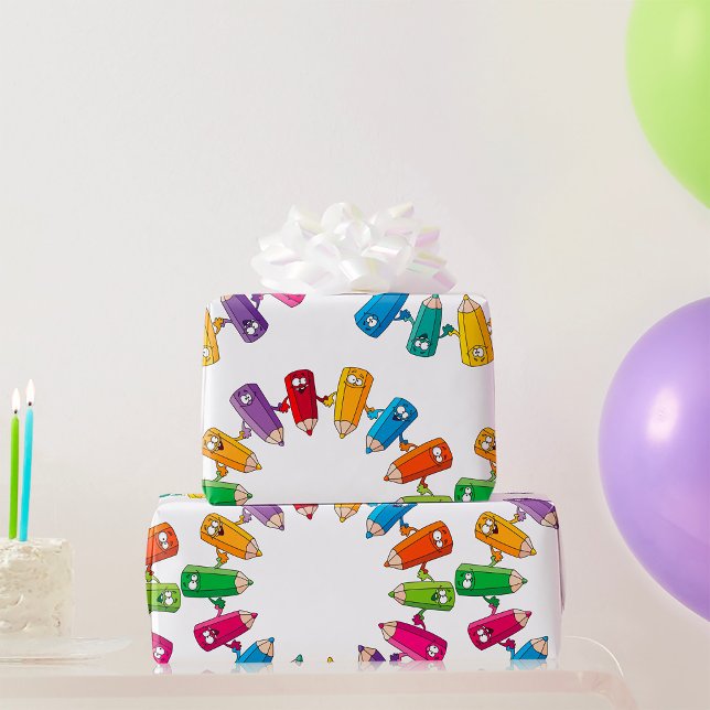 Kreis der Stifte Geschenkpapier (Von Creator hochgeladen)