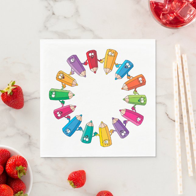 Kreis der Stifte Serviette (Von Creator hochgeladen)