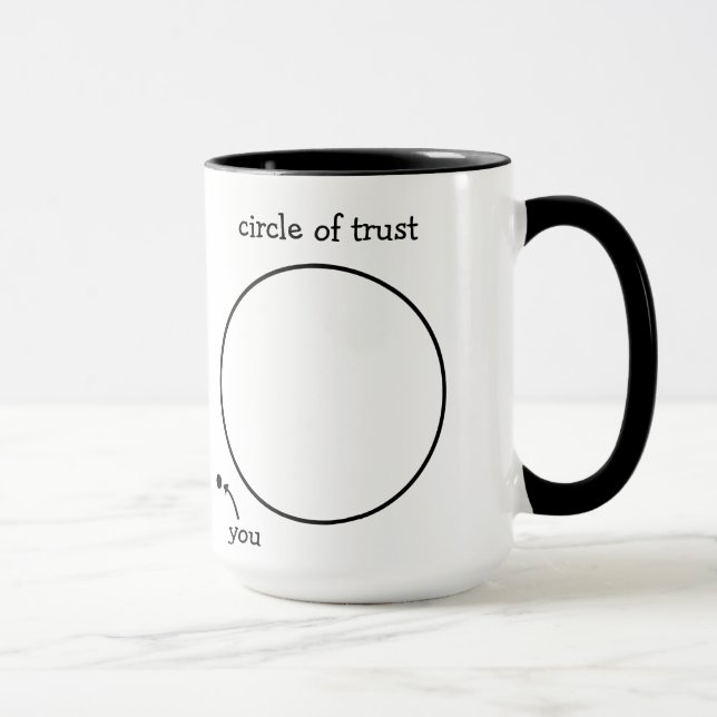 Kreis der Vertrauens-Tasse Tasse (Rechts)