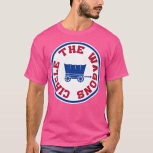 Kreis der Wagen weiß T-Shirt